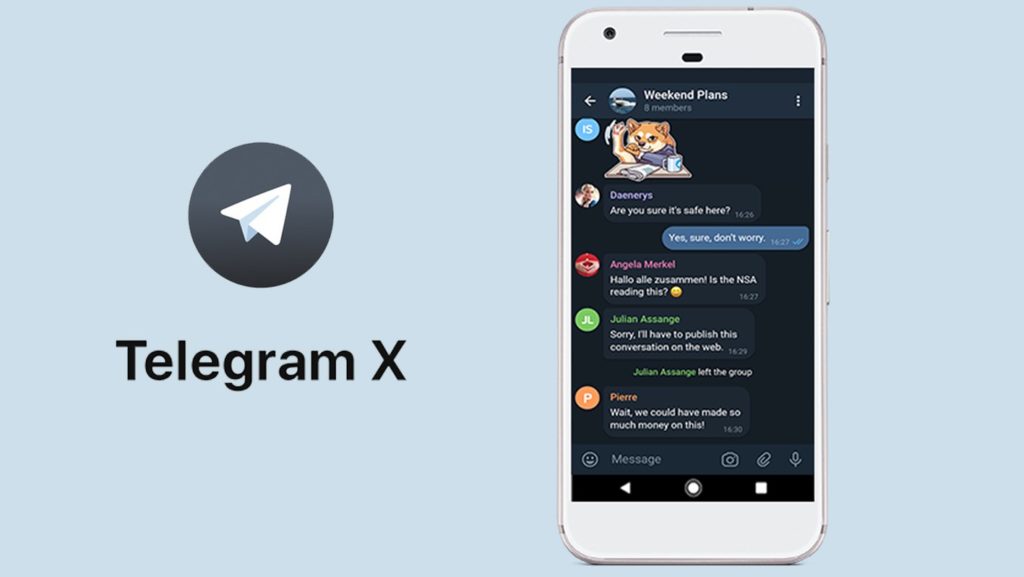 Telegram X per Android
