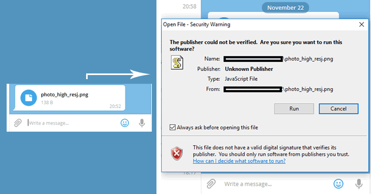 telegram desktop ha una vulnerabilità zero-day