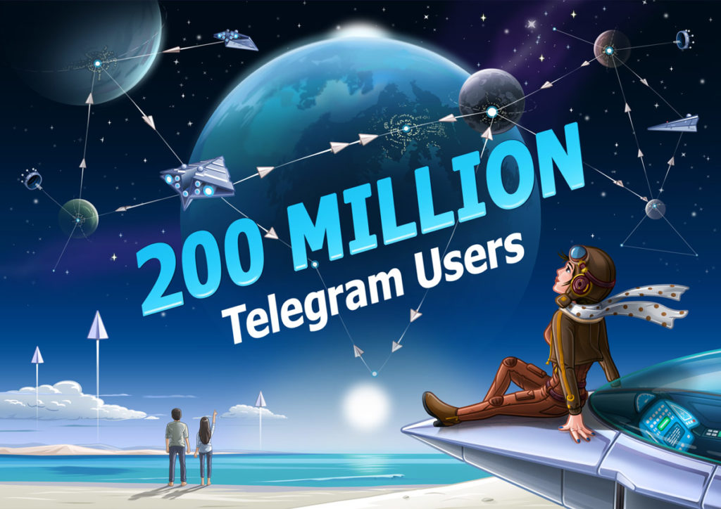 telegram 200 milioni