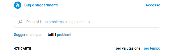 Piattaforma Telegram Bug e suggerimenti