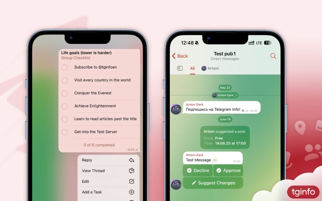 Telegram 11.13 per Android e iOS